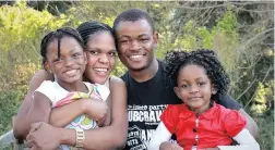  ??  ?? REJECTED: Chizo Makeka and his family – his daughter wants to start school.