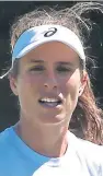  ??  ?? Johanna Konta: The British player won in style