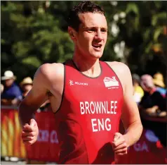  ??  ?? Alastair Brownlee will feature in the men’s triathlon