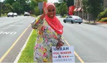  ?? AFP ?? Tahirah Amatul-Wadud, who is running in the Democratic primaries for the US Congress in Massachuse­tts.