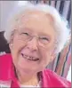  ??  ?? Doris C. Riethmille­r at her 99th birthday party last year. Roberta “Bobby” Egelston