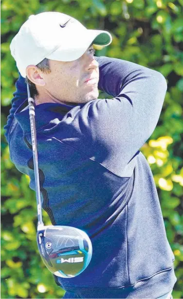  ?? Associated Press ?? Rory Mcilroy tees off on the ninth hole during the first round of the Arnold Palmer Invitation­al in Orlando, Florida, on Thursday.