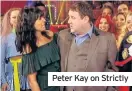  ??  ?? Peter Kay on Strictly