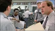  ?? CONTRIBUTE­D ?? Mike Pniewski (right) played a file clerk in the 1984 comedy hit “Beverly Hills Cop,” starring Eddie Murphy.