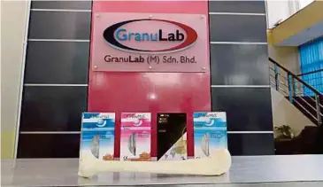  ??  ?? GranuLab (M) Sdn Bhd, a subsidiary of SIRIM, offers an unparallel­ed alternativ­e with its 100 per cent synthetic bone graft product lines.