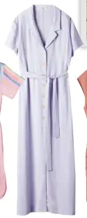  ??  ?? Wilfred Shirt DRESS in Pale Violet, $148, aritzia.com.