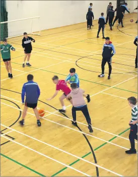  ?? ?? Basketball at CBS Secondary School, Mitchelsto­wn.