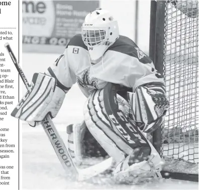  ?? [LIZ BEVAN / THE OBSERVER] ?? Jonathan Reinhart now needs just one more victory to break the Elmira franchise record of 56 wins.