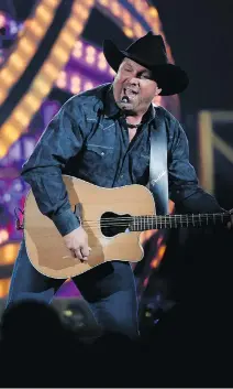  ?? LEAH HENNEL ?? Garth Brooks is among a number of prominent country singers breaking rank and speaking out about gun control, despite the looming spectre of reprisal from fans and country music radio.