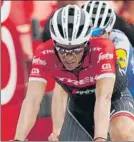  ?? FOTO: EFE ?? Contador está a 3’32” de Froome