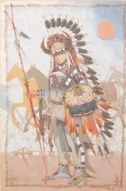 ??  ?? 1. Oreland Joe Sr.2. Oreland Joe Sr. (Navajo/ Ute), Blue Coat Pony Dust, oil on canvas, 18 x 24" 3. Oreland Joe Sr. (Navajo/ Ute), Blackhorse, oil on canvas, 30 x 20" 3