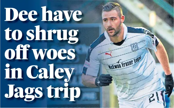  ?? ?? BREAKING THE DUCK: Marcus Haber scored for Dundee in a draw away to Caley Thistle in 2017, a place where the Dark Blues have never won in the league.