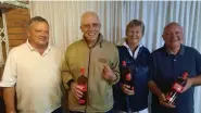  ?? ?? The winners of the Scottish Leader competitio­n were Dennis Lariviere, Doreen Mould and Rick Olivier.