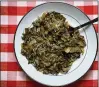  ?? ?? This sweet, citrusy kohlrabi slaw makes an unexpected addition to a picnic. Kohlrabi leaves also can be substitute­s for collard greens.