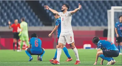  ?? FOTO: GETTY ?? Rafa Mir celebra la clasificac­ión para la final de los Juegos Olímpicos de Tokio