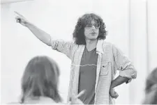  ?? Provided by Katherine Westerhout 1982 ?? Peter Gabel teaches at the New College School of Law in 1982.