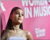  ?? ANGELA WEISS — AGENCE FRANCE-PRESSE VIA GETTY IMAGES ?? Ariana Grande’s new album, “Thank U, Next,” has set a record with 307million song streams in one week.