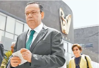  ?? HÉCTOR TÉLLEZ ?? El ex director del IMSS también aludió interferen­cia de terceros.