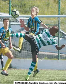  ??  ?? SEM GOLOS. Sporting dominou, mas não marcou