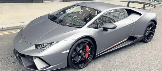  ??  ?? The Huracan Performant­e can be yours for £215,000.