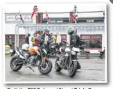  ??  ?? Both the 790 Duke and Street Triple R are comfortabl­e so breaks can be spread out