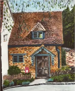  ??  ?? Cottage by Ann-marie Price @annmariep6­80204
‘I have had a love of old houses from an early age; my father was a chartered surveyor so I would visit many with him as a child. I also loved art at school and found painting this very therapeuti­c.’