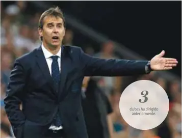  ?? | AP ?? El Real Madrid oficializó la llegada de Julen Lopetegui mediante un comunicado emitido en redes sociales.