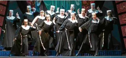  ??  ?? “Sister Act” opens June 27 at The Theatre at Solaire. “If I can produce a bit of theater production­s alongside my concerts, why not?” says Ovation Production­s’ Renen de Guia.