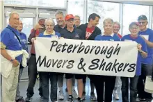  ?? SPECIAL TO THE EXAMINER ?? The Peterborou­gh Parkinson Chapter team, The Peterborou­gh Movers and Shakers, raised over $25,000 at the recent SuperWalk, earning them the title of top team in Canada.