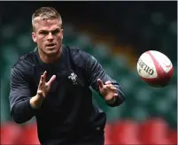  ??  ?? Wales’ current starting No.10 Gareth Anscombe