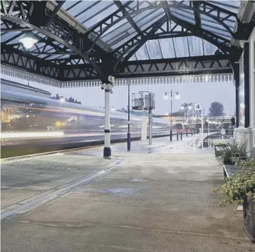  ??  ?? The redevelopm­ent at Stirling railway station will see the creation of a new forecourt area