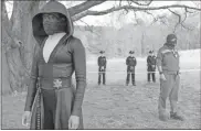  ??  ?? Regina King in a scene from “Watchmen.” The series was nominated for an Emmy Award for outstandin­g limited series. King was also nominated for outstandin­g lead actress in a limited series or movie.