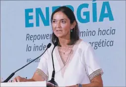  ?? A. MARTÍN ?? María Reyes Maroto, ministra de Industria, Comercio y Turismo.