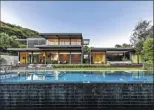  ?? Berlyn Photograph­y / TNS ?? The Beverly Hills Post Office-area home of actor Will Arnett, listed for $11 million, is made up of six modules that were built off-site and assembled on location.