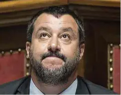  ?? Foto: LW-Archiv/AFP ?? Merde alors: Für den Rechtspopu­listen Matteo Salvini sind die Umfragewer­te nicht gut – er muss zittern.