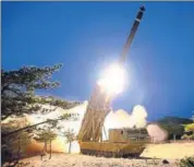  ??  ?? A photo of the testing released by North Korea state media .
REUTERS