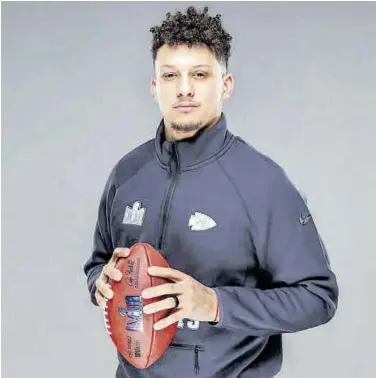  ?? JEFF LEWIS / AP ?? Patrick Mahomes, `quarterbac­k' de los Kansas City Chiefs.