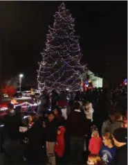  ?? SUBMITTED PHOTO ?? Lower Providence for an evening of old-fashioned fun as the township hosts its 10th annual Community Tree Lighting on Friday, Dec. 7 at 6 p.m. at the Township complex, 100 Parklane Drive, Eagleville.