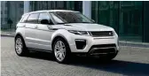  ??  ?? Range Rover Evoque