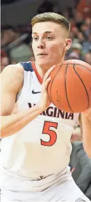  ?? AMBER SEARLS/USA TODAY SPORTS ?? No. 1, South Regional Virginia and Kyle Guy