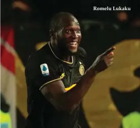  ??  ?? Romelu Lukaku