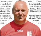  ?? RP- FOTO: EVERS ?? Äußerst zufrieden: Viktorias Trainer Jan
Kilkens.