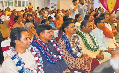  ?? Picture: RUSIATE VUNIREWA ?? Devotees attend the Ram Lalla Utsav held at Kshatriya Hall, Suva last month.