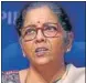  ?? HT ?? Finance minister Nirmala Sitharaman on Monday started stakeholde­rs’ consultati­ons before the budget.