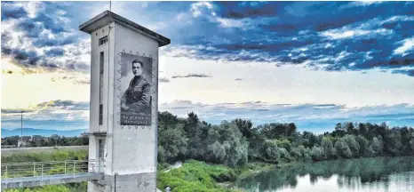  ?? FOTO: CHRISTIAN SCHREIBER ?? In Fossalta an der Piave standen sich die Armeen gegenüber, hier wurde Hemingway verwundet.