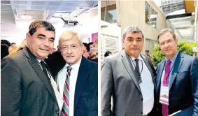  ??  ?? El rector José Manuel Piña Gutiérrez con Andrés Manuel López Obrador y Esteban Moctezuma Barragán.