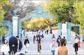  ?? Josh Edelson For The Times ?? UC BERKELEY, above, has provided abortion pills since 2020. The remaining University of California and Cal State University campuses will follow suit Jan. 1.