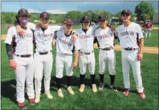  ?? Peter Wallace / For Hearst Connecticu­t Media ?? Members of the Torrington baseball team pose for a photo last season.
