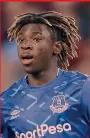  ?? GETTY ?? In ombra Moise Kean, 19 anni, è arrivato in estate all’Everton