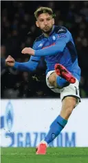  ?? FOTO: FILIPPO MONTEFORTE/ LEHTIKUVA-AFP ?? Napolis belgiska forward Dries Mertens.